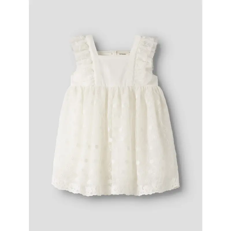 Lil'atelier Coconut Milk Nmffeya Sl Tulle Dress Lil 2