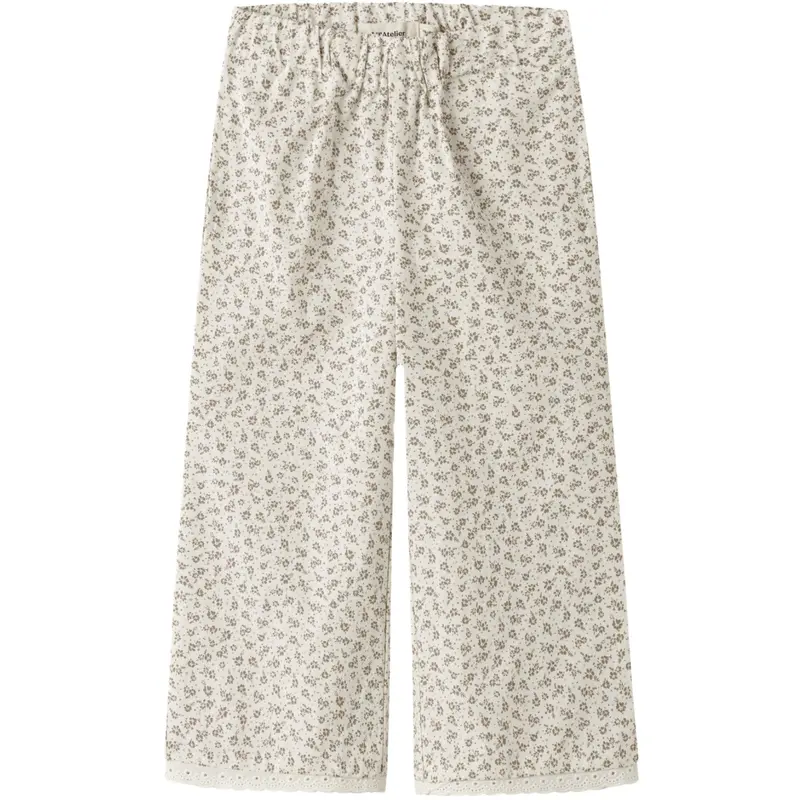 Lil'atelier Coconut Milk Nmffjola Wide Ancle Pants Lil 1
