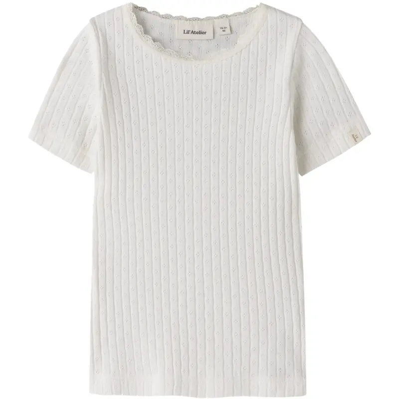 Lil'atelier Coconut Milk Nmfhaldis Ss Slim Top Lil 1