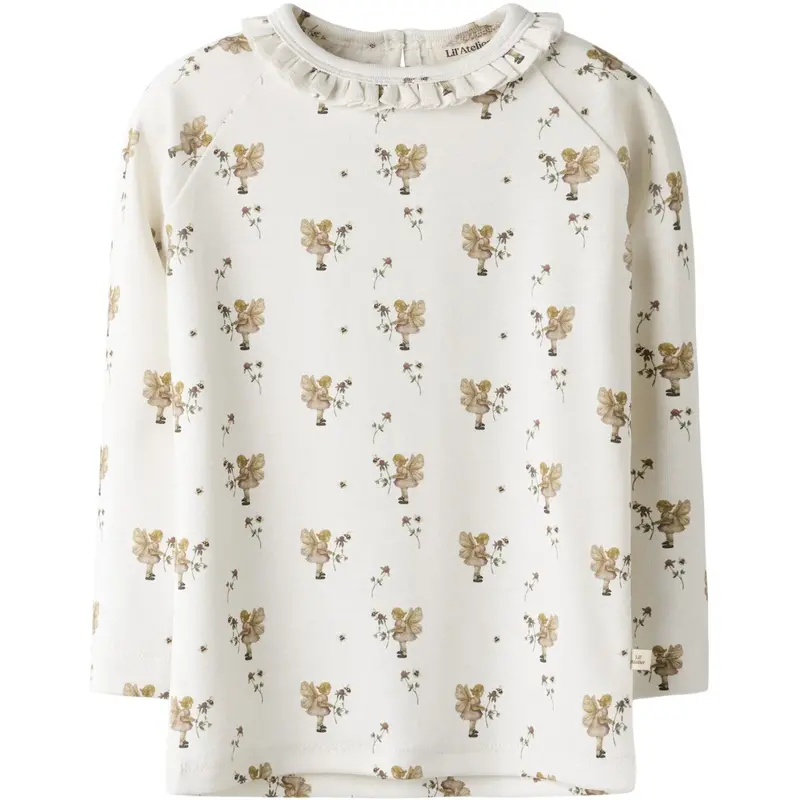 Lil'atelier Coconut Milk Nmflayo Loa Ls Slim Top Lil 1