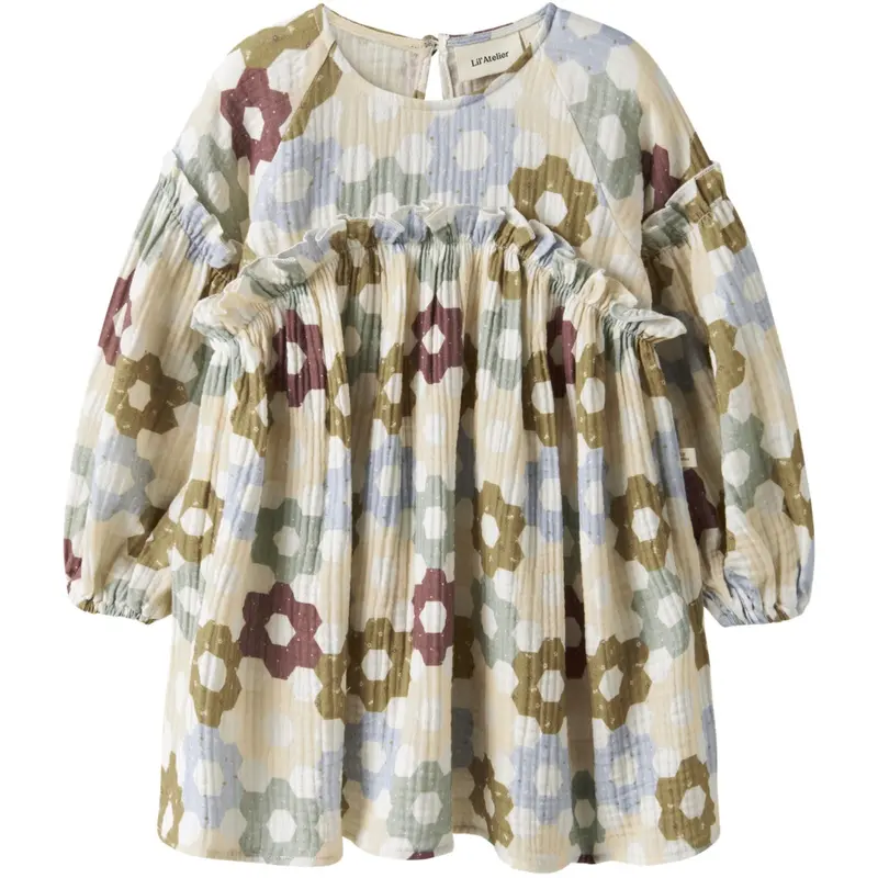 Lil'atelier Coconut Milk Nmftalia Ls Loose Dress Lil 1