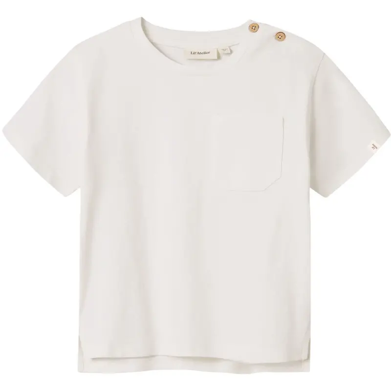 Lil'atelier Coconut Milk Nmmdolan Ss Loose Top Lil Noos 1