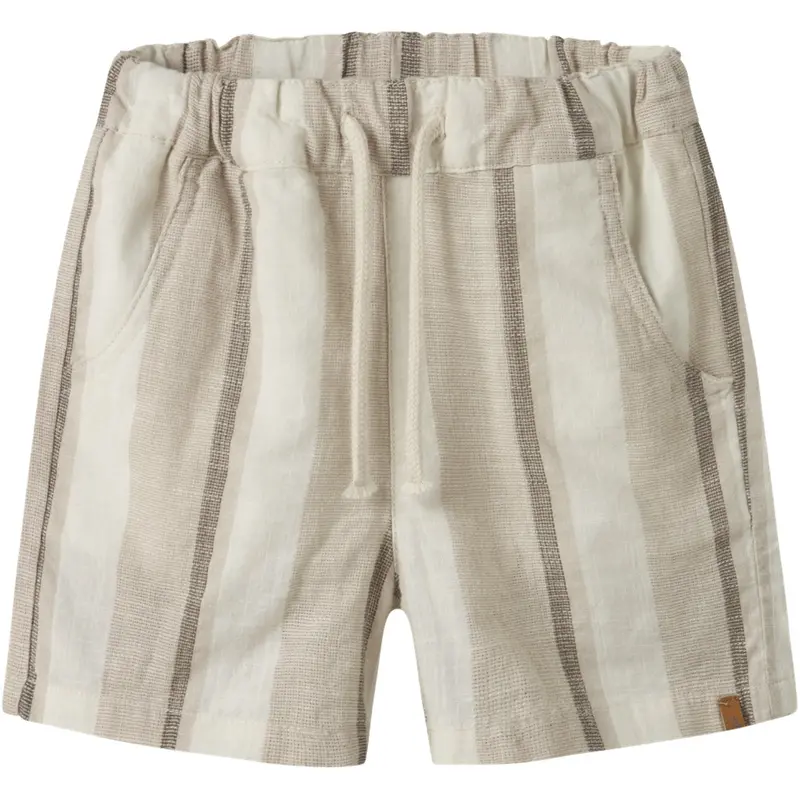 Lil'atelier Coconut Milk Nmmfibert Loose Shorts Lil 1