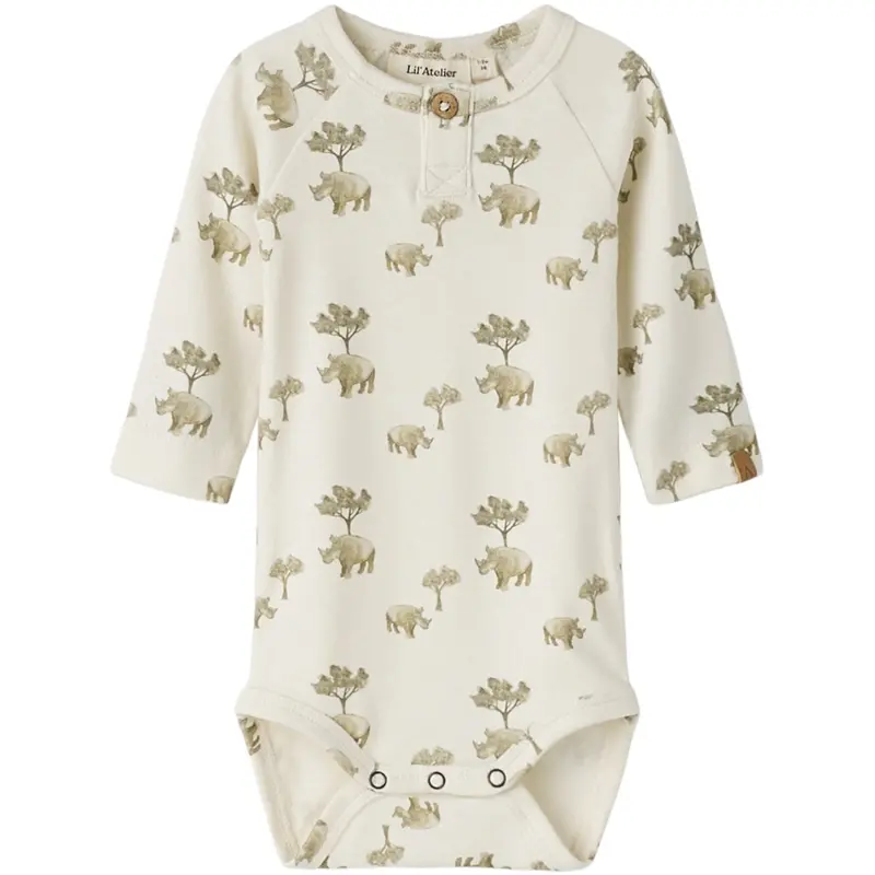 Lil'atelier Coconut Milk Rhino Nbmlayo Ls Slim Body Lil 1