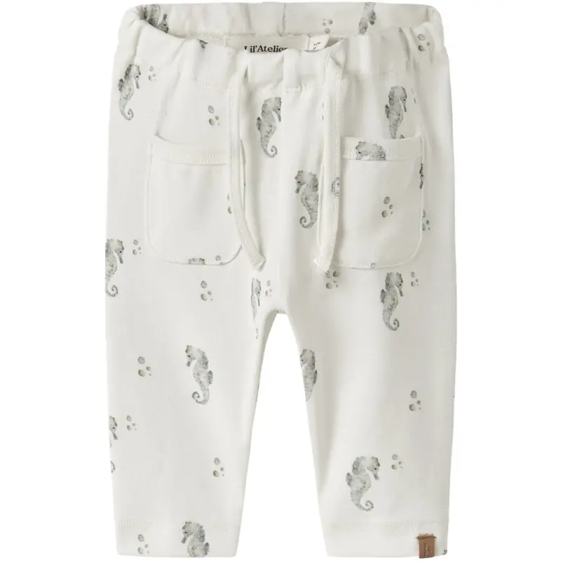 Lil'atelier Coconut Milk Seahorse Nbmgayo Sas Loose Pants Lil 1