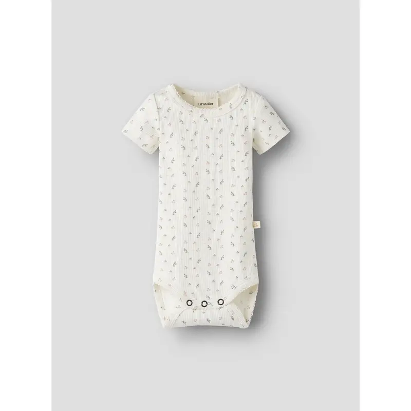 Lil'atelier Coconut Milk Small Flower Nbfgago Ss Slim Body Lil Noos 3