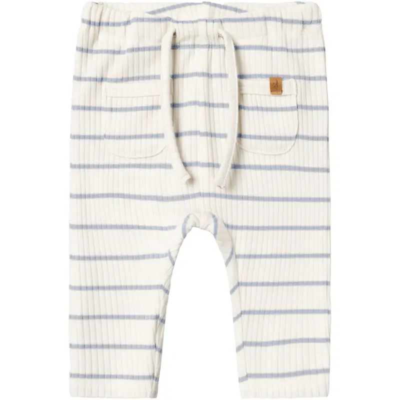 Lil'atelier Coconut Milk Zen Blue Nbmkail Reg Pants Lil Noos 1