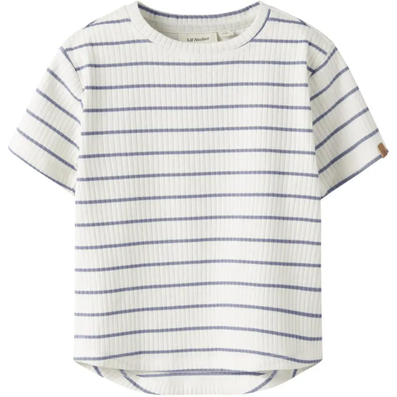 Lil'atelier Coconut Milk Zen Blue Nmmkail Ss Top Lil Noos 1