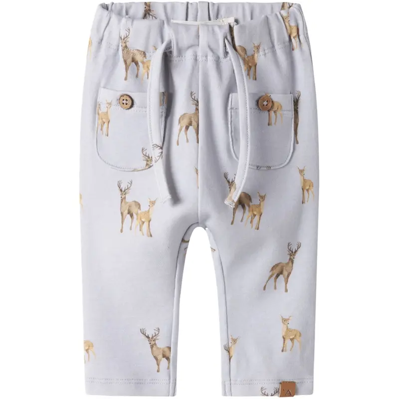 Lil'atelier Gray Dawn Deer Nbmlayo Gel Loose Pants Lil 1