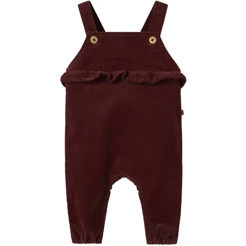 Lil'atelier Hot Chocolate Nbfobert Cord Overall 4122-Hg Lil 1