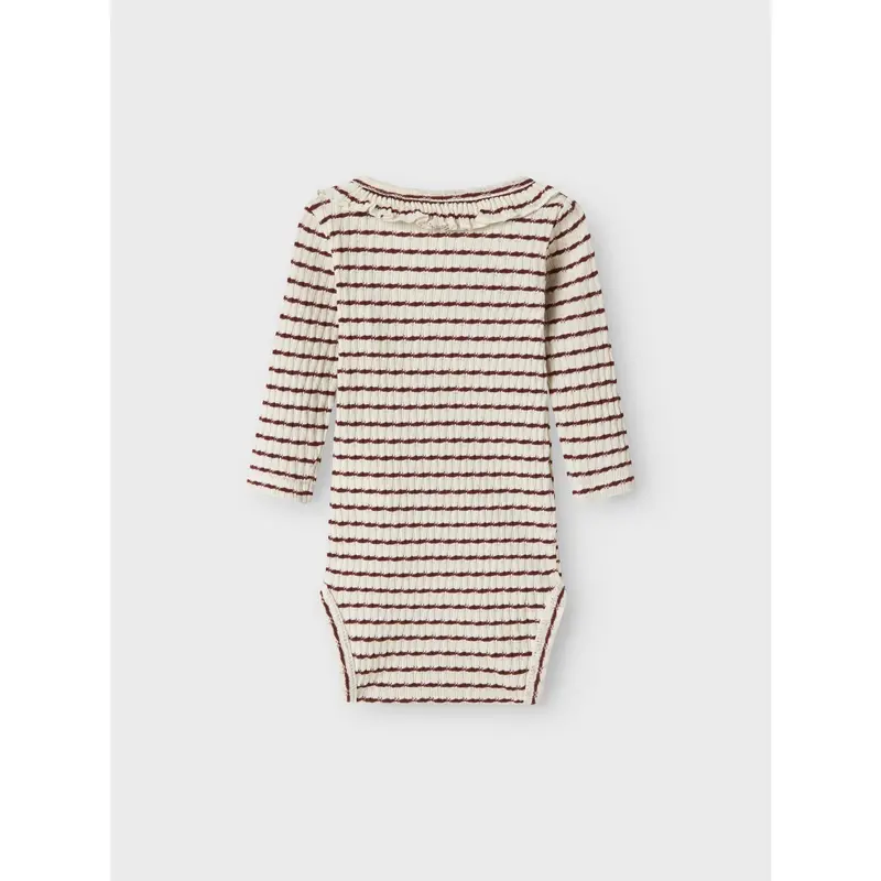 Lil'atelier Hot Chocolate Nbfosophia Ls Slim Body Lil 3