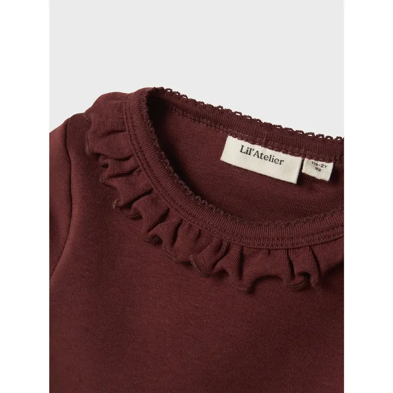 Lil'atelier Hot Chocolate Nmfgayo Koj Ls Slim Top Lil 3