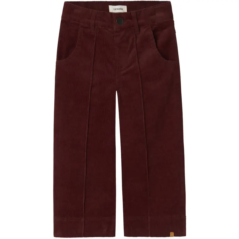 Lil'atelier Hot Chocolate Nmfobert Cord Wide Pant 4122-Hg Lil 1