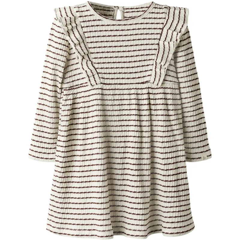 Lil'atelier Hot Chocolate Nmfosophia Ls Dress Lil 1