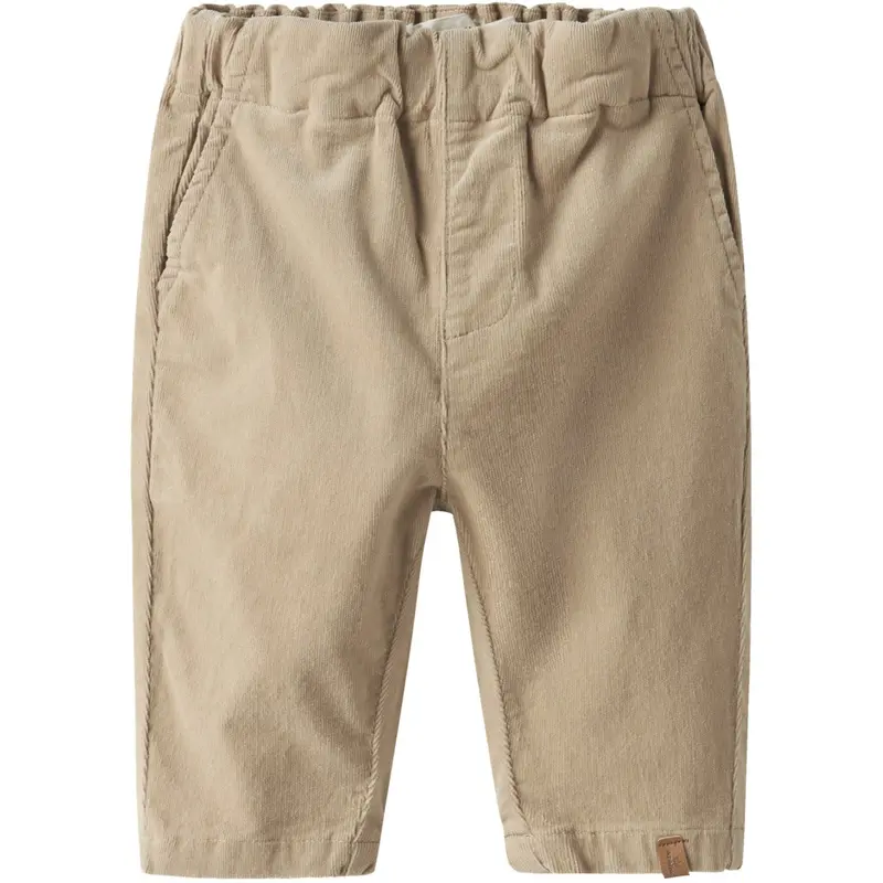 Lil'atelier Irish Cream Nbmsomba Loose Cord Pants 1122-So Lil 1