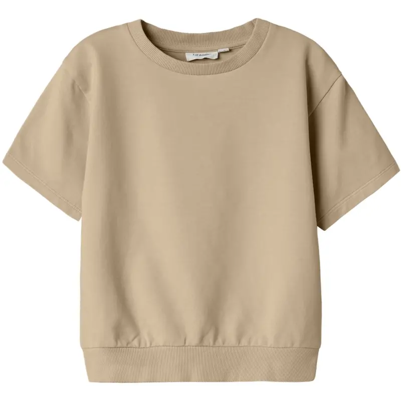Lil'atelier Irish Cream Nmmomads Ss Loose Sweat Lil 1