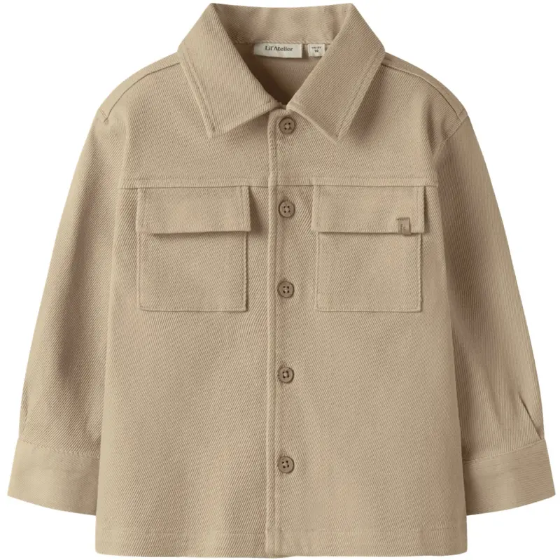 Lil'atelier Irish Cream Nmmtaru Loose Twill Shirt 1177-Dj Lil 1