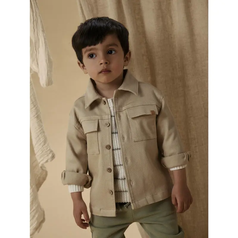 Lil'atelier Irish Cream Nmmtaru Loose Twill Shirt 1177-Dj Lil 3