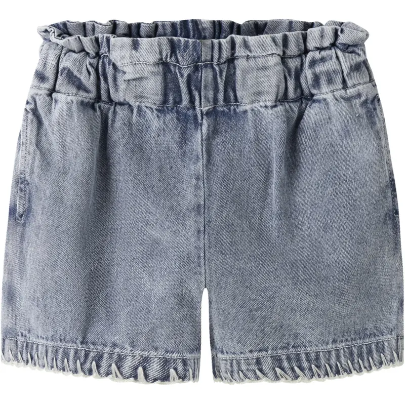 Lil'atelier Medium Blue Denim Nbffunda Loose Dnm Shorts 5552-Fd Lil 1