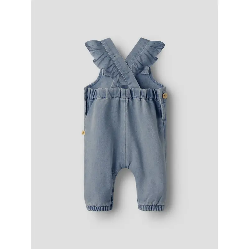 Lil'atelier Medium Blue Denim Nbflulia Loose Dnm Overall 4017-Cj Lil 2