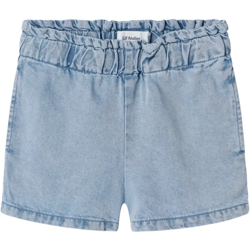 Lil'atelier Medium Blue Denim Nmfholly Loose Dnm Shorts 2088-Sv H Lil 1