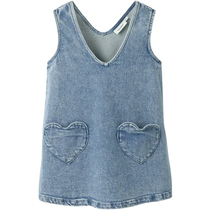 Lil'atelier Medium Blue Denim Nmflulia Dnm Spencer 4017-Cj Lil 1