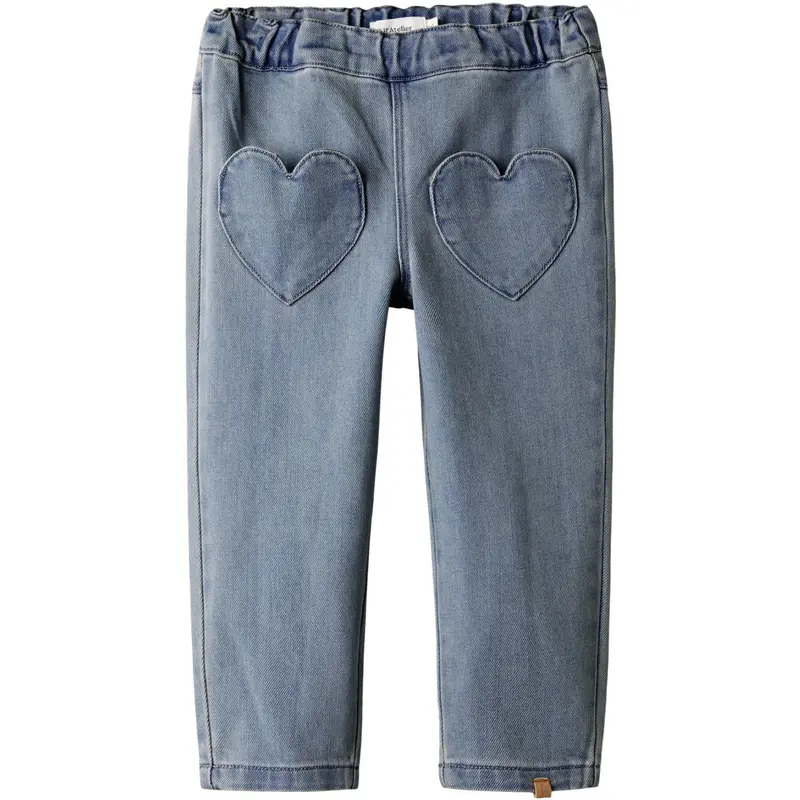 Lil'atelier Medium Blue Denim Nmflulia Loose Dnm Jeans 4017-Cj S Lil 1