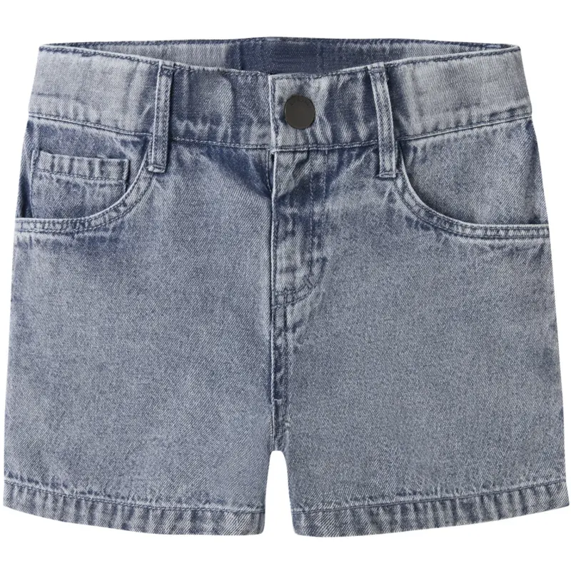 Lil'atelier Medium Blue Denim Nmmfunda Loose Dnm Shorts 5552-Fd Lil 1