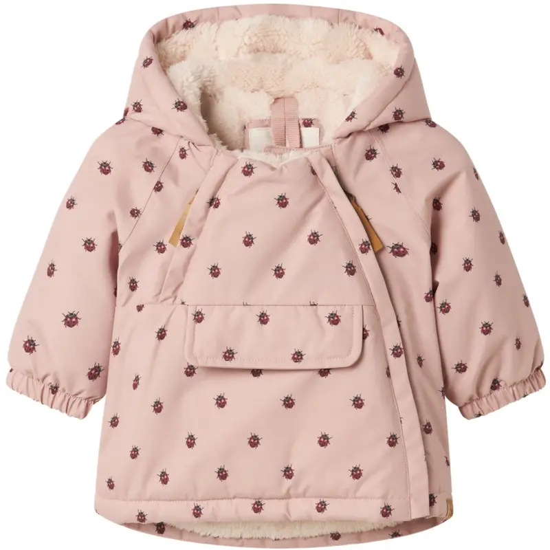 Lil'atelier Misty Rose Ladybug Nbflasnow05 Jkt Aop Fo Lil 1