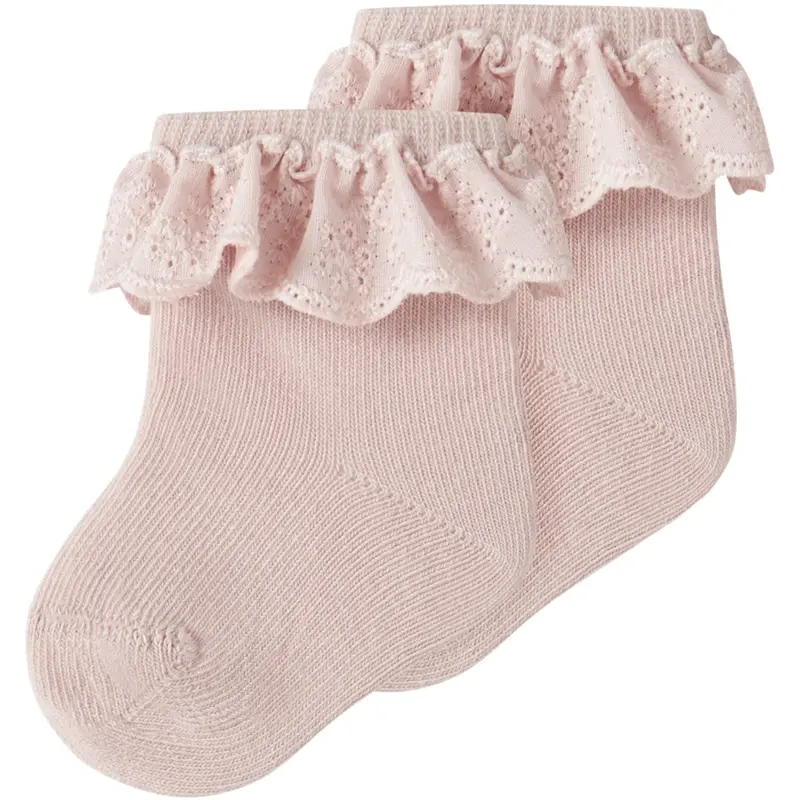 Lil'atelier Misty Rose Nbfdertrud 2 Pack Socks Lil 1