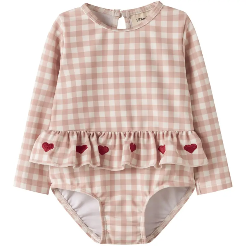 Lil'atelier Misty Rose Nbffinley Ls Swimsuit Lil 1