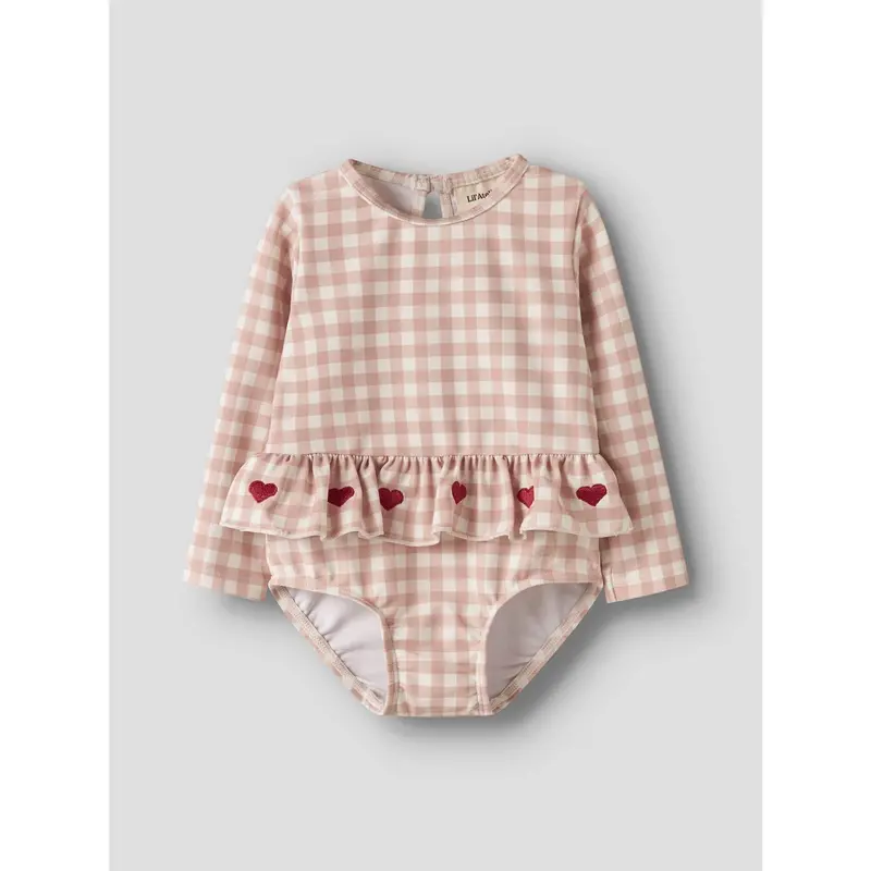 Lil'atelier Misty Rose Nbffinley Ls Swimsuit Lil 3