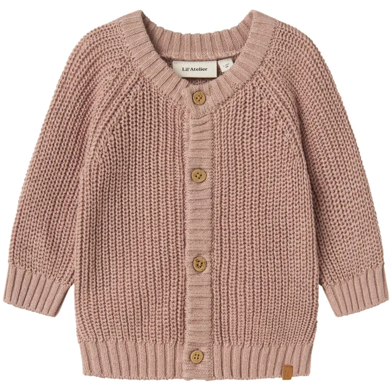 Lil'atelier Misty Rose Nbnemlen Ls Knit Card Lil Noos 1