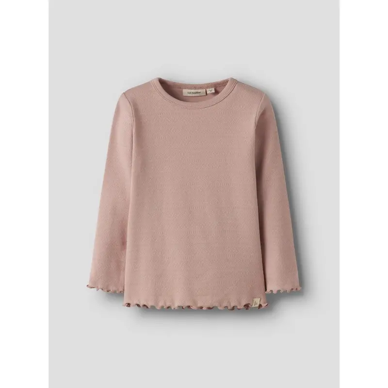 Lil'atelier Misty Rose Nmfdimia Ls Slim Top Lil 3