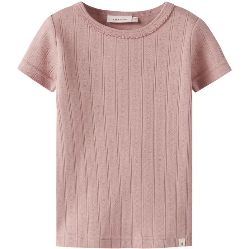 Lil'atelier Misty Rose Nmffalina Ss Slim Top Lil 1
