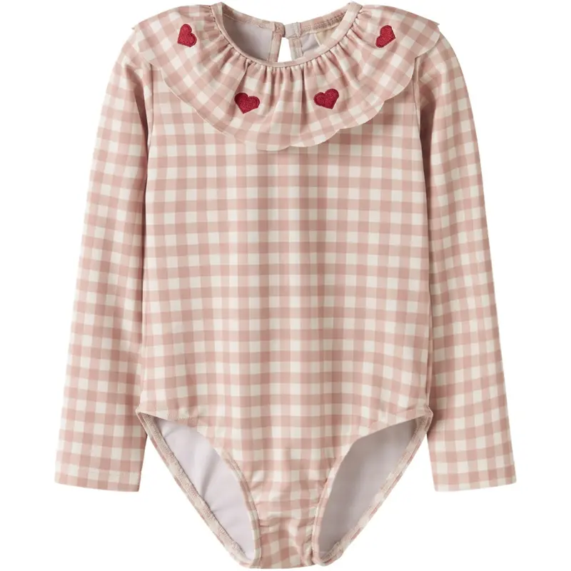 Lil'atelier Misty Rose Nmffinley Ls Swimsuit Lil 1