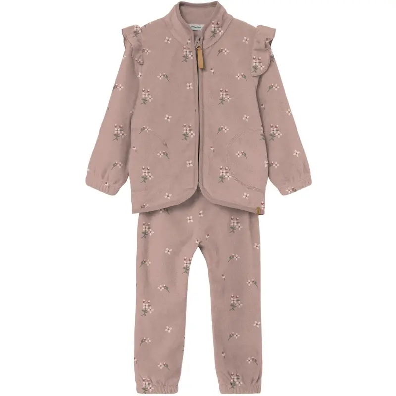 Lil'atelier Misty Rose Nmflaspektra Fleece Set Aop Lil 1
