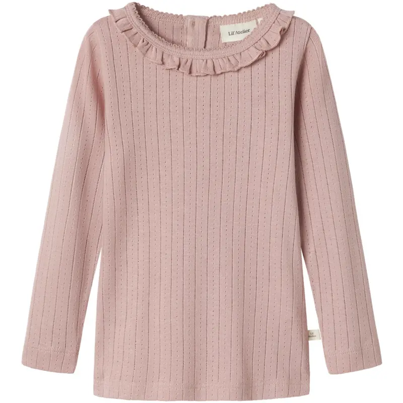 Lil'atelier Misty Rose Nmfrachel Nis Ls Slim Top Lil Noos 1