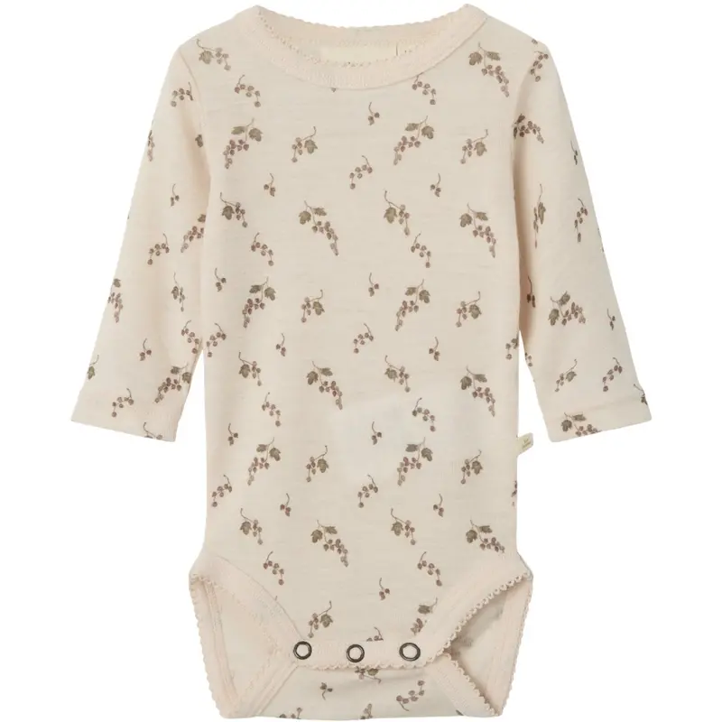 Lil'atelier Morganite Berry Nbfnoel Nia Wool Ls Slim Body Lil Noos 1