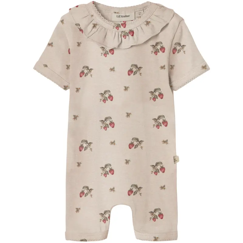 Lil'atelier Morganite Strawberry Nbfgayo Sik Ss Sunsuit Lil 1