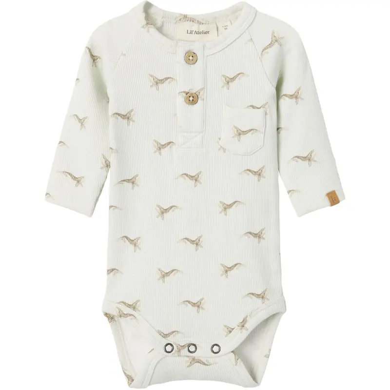 Lil'atelier Murmur Whale Nbmgavo Elm Ls Slim Body Lil Noos 1