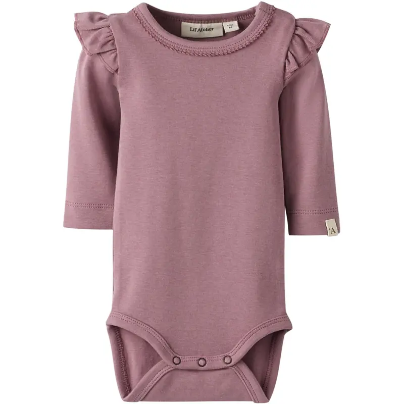Lil'atelier Nostalgia Rose Nbflayo Sev Ls Slim Body Solid Lil 1