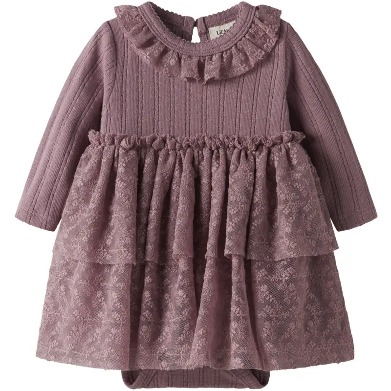Lil'atelier Nostalgia Rose Nbfrobelle Ls Body Dress Lil 1