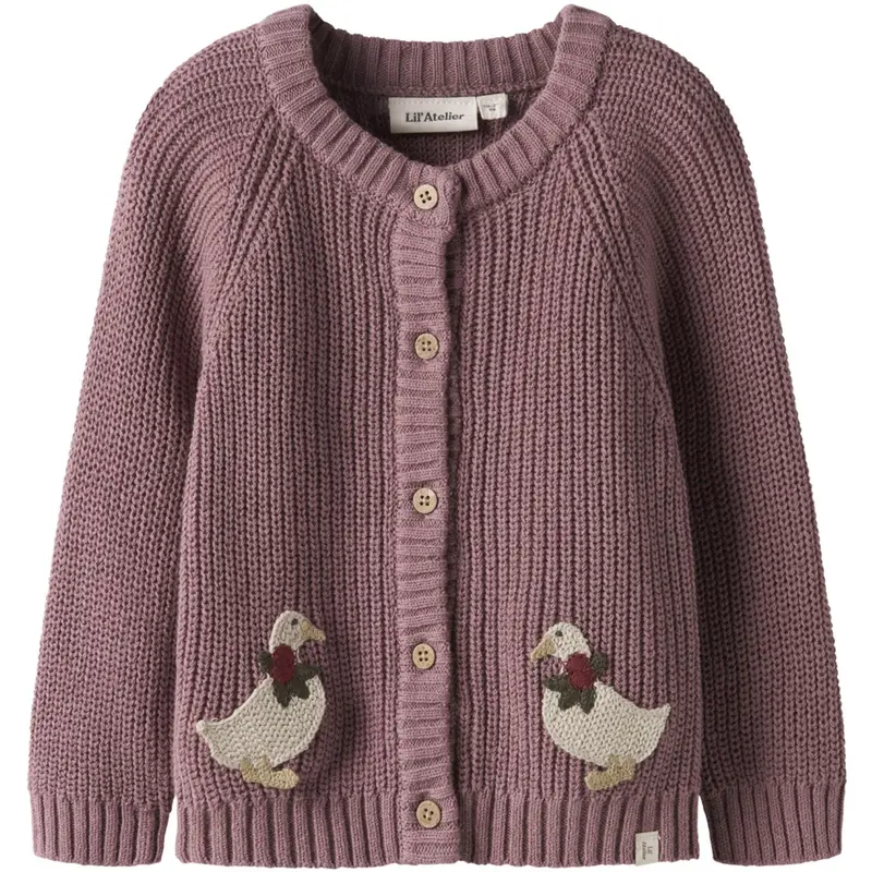 Lil'atelier Nostalgia Rose Nmfemlen Lak Ls Knit Card Lil 1