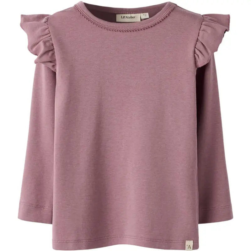 Lil'atelier Nostalgia Rose Nmflayo Sev Ls Slim Top Lil 1