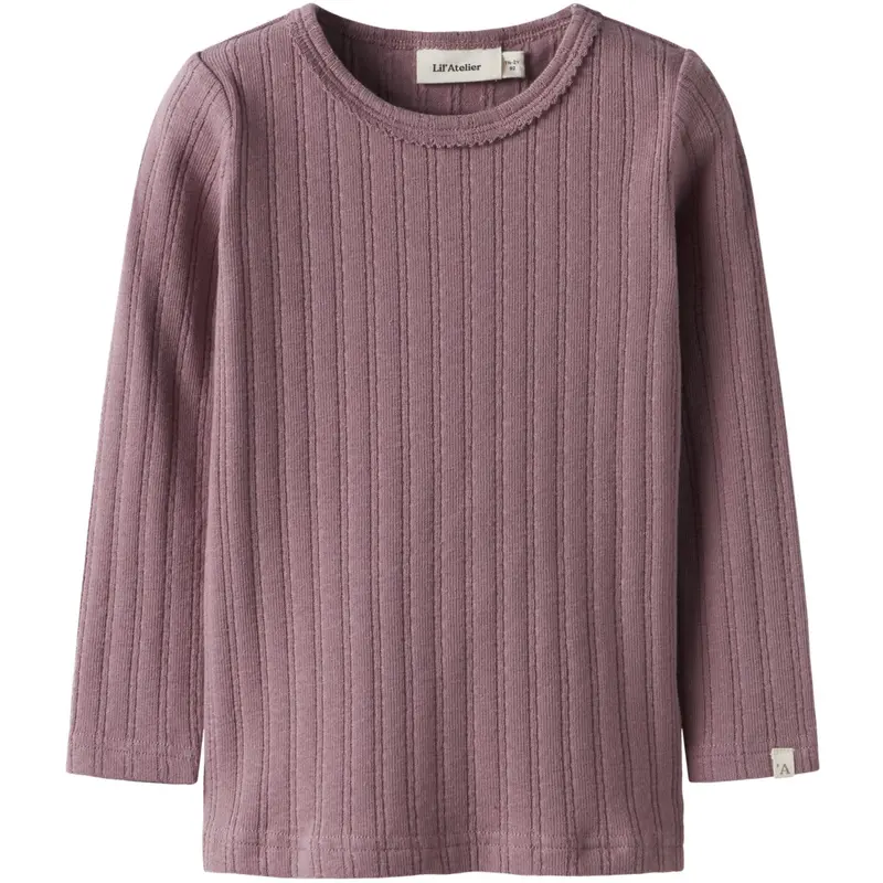 Lil'atelier Nostalgia Rose Nmfrita Sig Ls Slim Top Lil 1