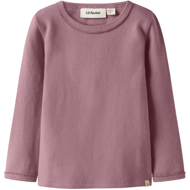 Lil'atelier Nostalgia Rose Nmfthora Haf Ls Slim Top Lil 1