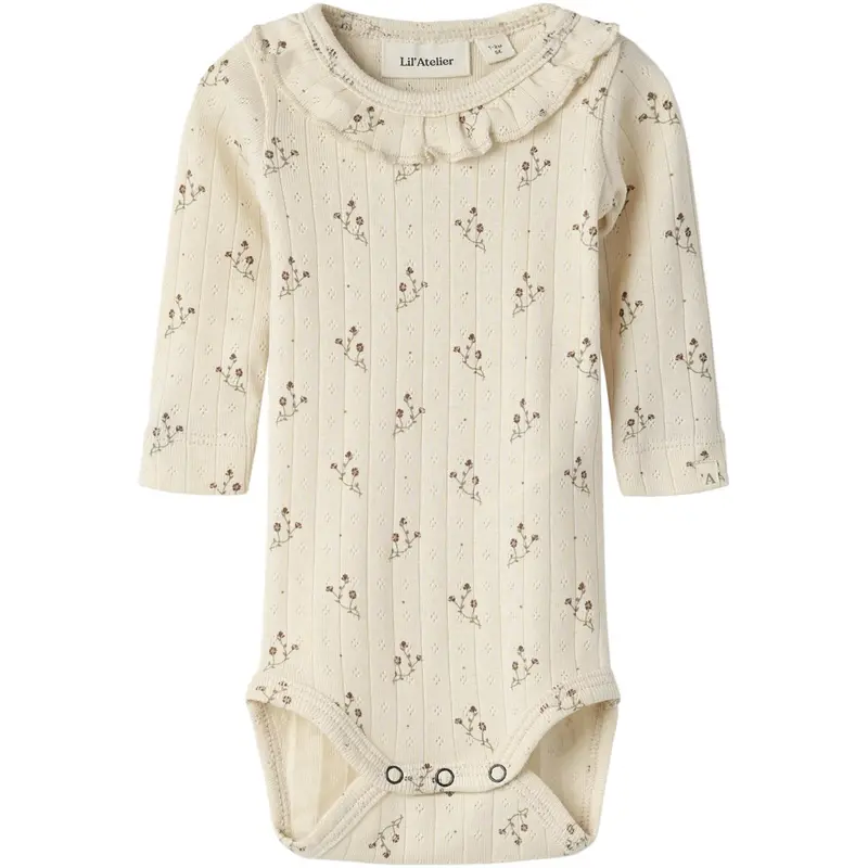 Lil'atelier Novelle Peach Flower Nbfrachello Ria Ls Slim Body Lil 1
