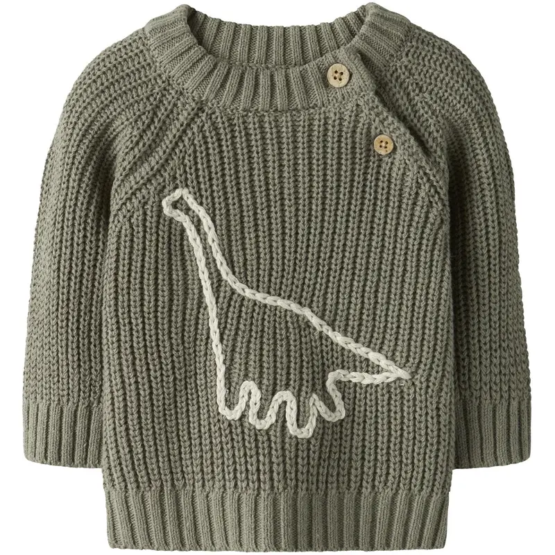 Lil'atelier Overland Trek Emlen Emb Knit 1