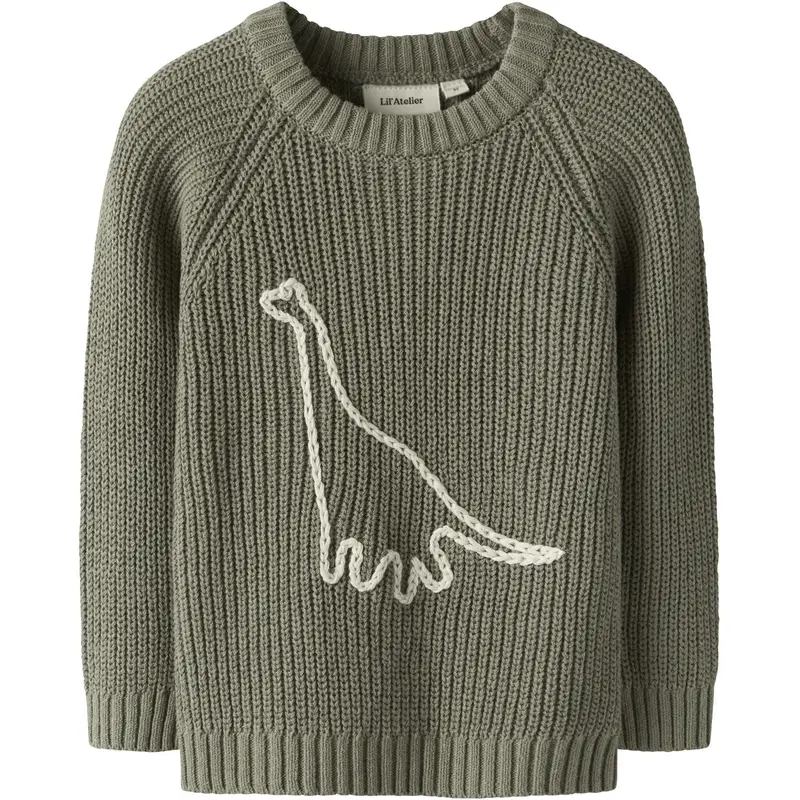 Lil'atelier Overland Trek Emlen Emb Knit 1